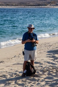 Leading a beach walk © Richard Crossen