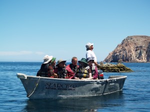 Captain Kenny's skiff ride